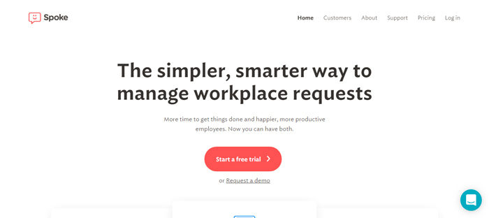 Spoke-·-Simple-AI-Help-Desk-700x312 Neat startups in San Francisco with good website designs