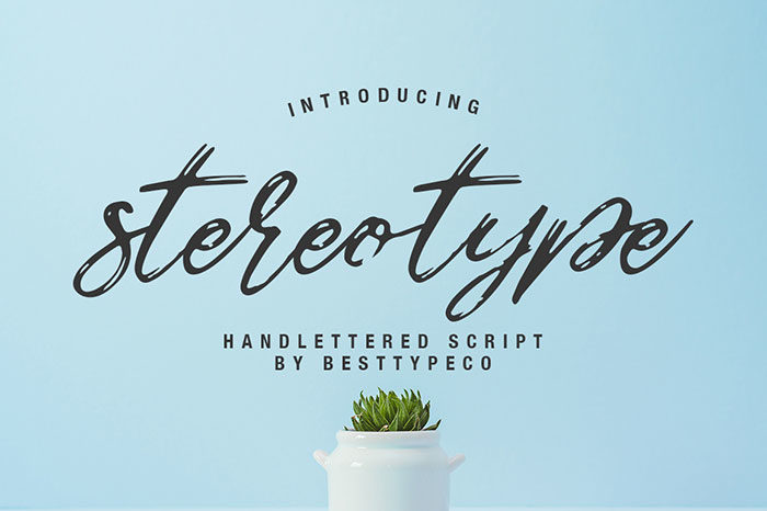 Stereotype-700x466 Download The Script Fonts Bundle: 80+ Elegant Fonts (with Extended License)