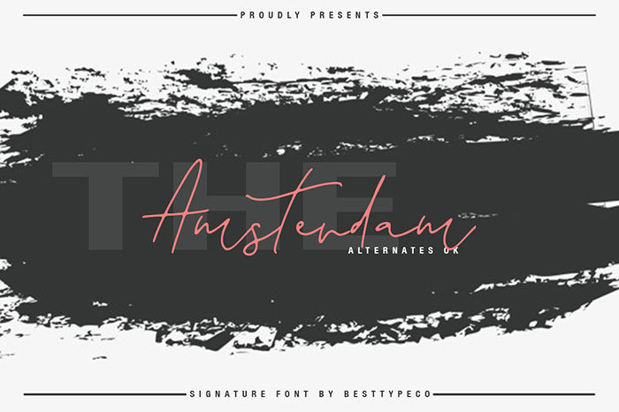 The-Amsterdam-700x466 Download The Script Fonts Bundle: 80+ Elegant Fonts (with Extended License)