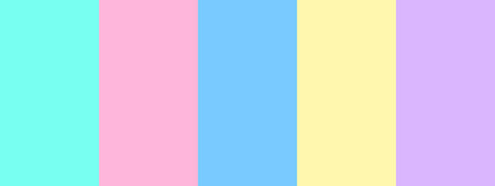 bold-pastels-1-700x263 Pastel colors: The basics, usage, and website color schemes