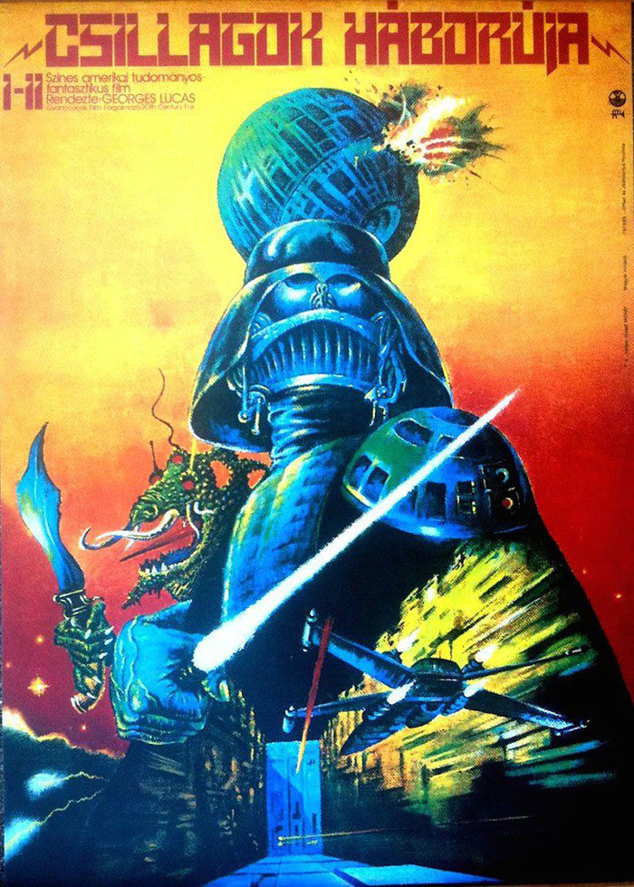 Star-Wars-in-Hungary-700x979 The best Star Wars posters, originals and fan-made ones