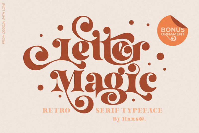 Letter-Magic 90 FREE Retro and Vintage Fonts To Download