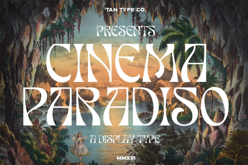 TAN-PARADISO 90 FREE Retro and Vintage Fonts To Download