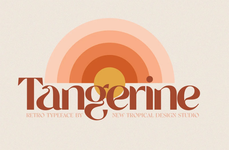 Tangerine 90 FREE Retro and Vintage Fonts To Download