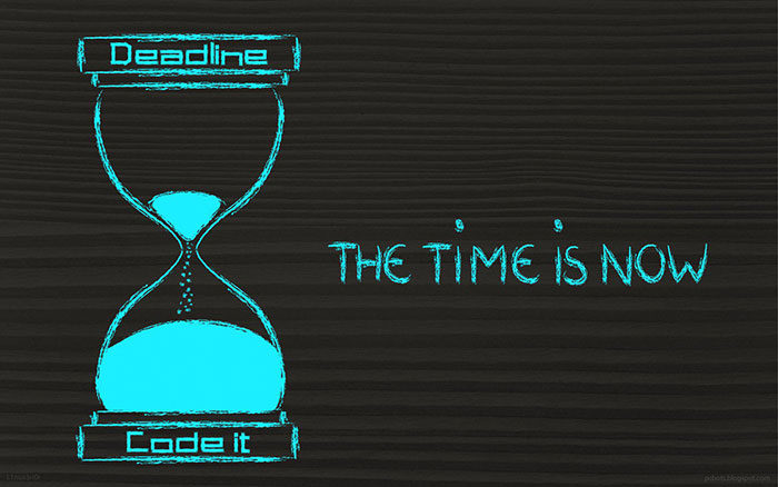 The-Time-is-Now-Computer-Wallpaper-700x438 Programming wallpaper examples for your desktop background