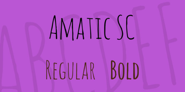 amatic-sc-font-1-big-700x350 Google font pairings: Font combinations that look good