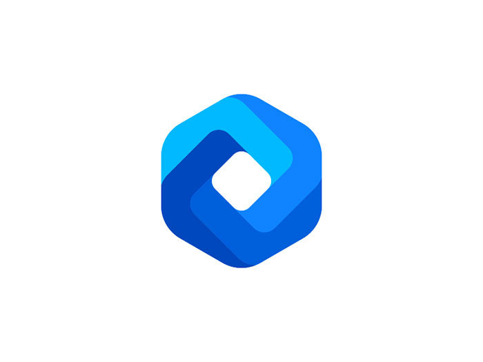 blue-700x525 Geometric logo design: examples you should check out