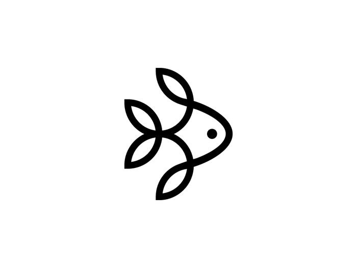fish6-01-700x525 25 Awesome Geometric Logos You Should Check Out