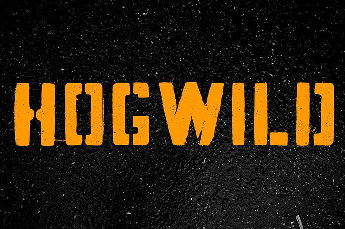 hotwild-700x466 Stencil font examples that you can download