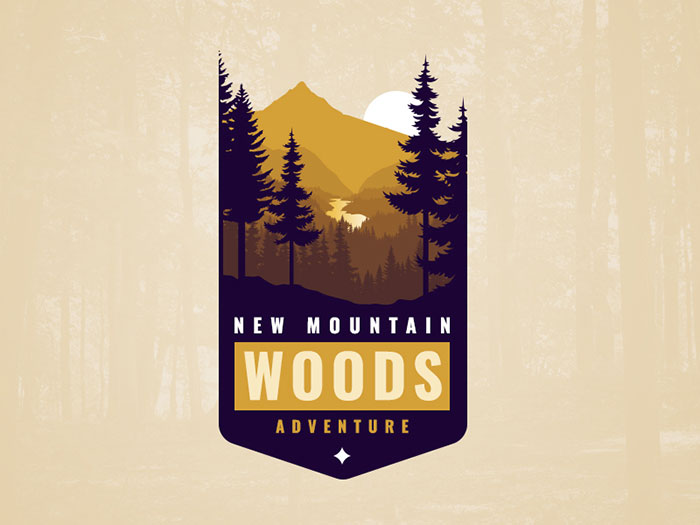 new-mountain-woods-adventure-vintage-logo-design-and-branding Logo trends 2019: what you should look out for