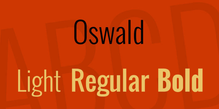 oswald-font-1-big-700x350 Google font pairings: Font combinations that look good