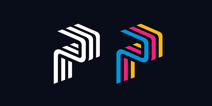 p-print_dribbble Geometric logo design: examples you should check out