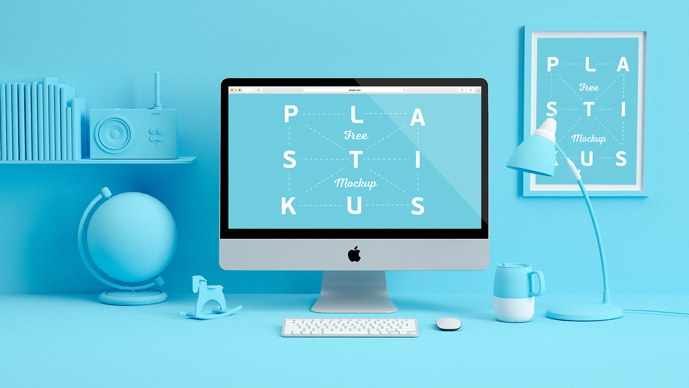 iMac Mockup Collection in PSD format to ...