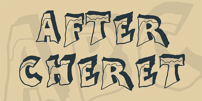 after-cheret-font-2-big-700x350 The Best Free Smoke Font examples for Creative Designs