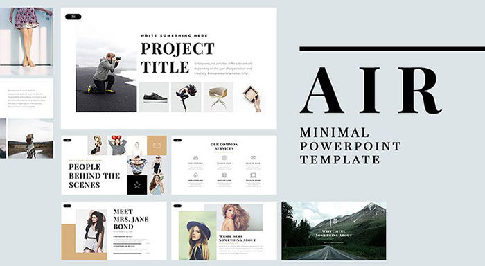 air-700x384 The best 25 free Keynote templates to create presentations with