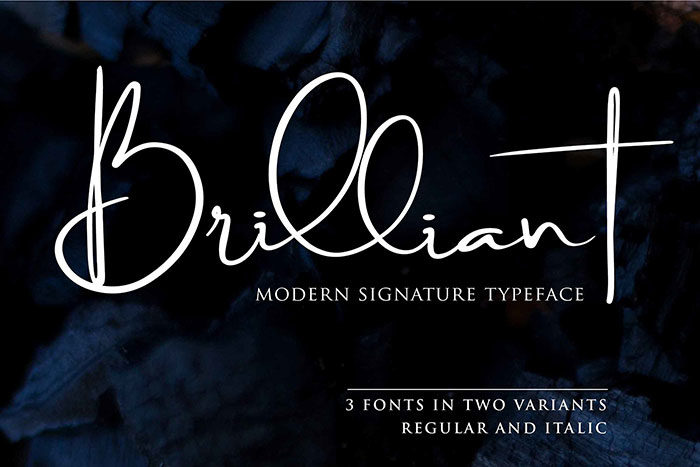 brilliant-700x467 Free Cute Fonts to Use in Your Thematic Designs