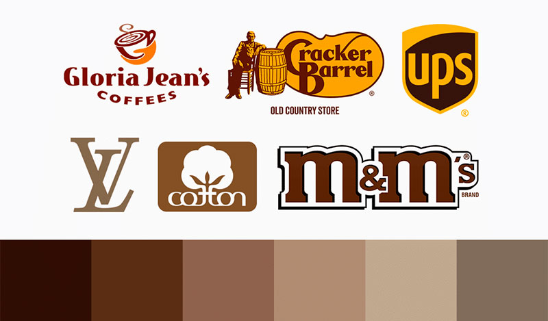 brown-color-logos-1 Logo Color Schemes: The Best Guide for Branding Success