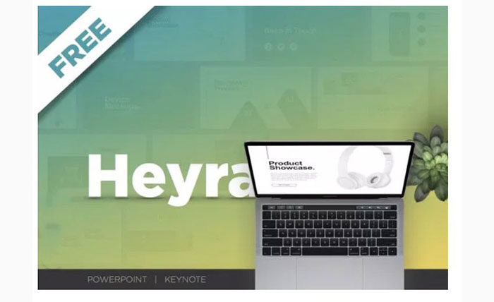 heyra-free-keynote-05-700x428 The best 25 free Keynote templates to create presentations with