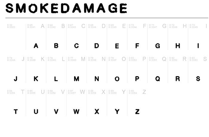 smoke-damage-700x460 The Best Free Smoke Font examples for Creative Designs