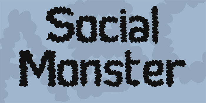 social-monster-font-2-big-700x350 The Best Free Smoke Font examples for Creative Designs