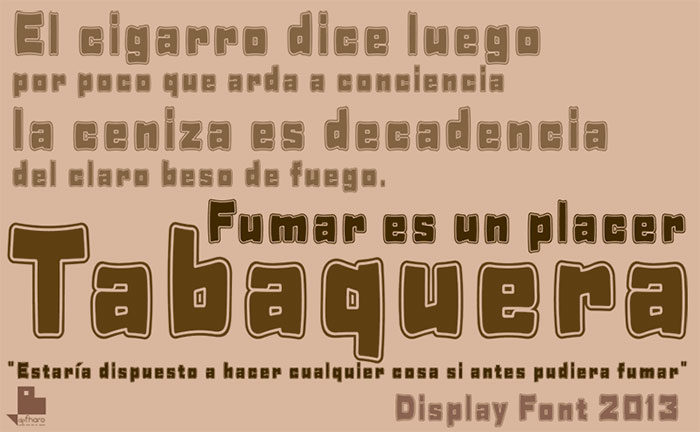 tabaquera-font-1-big-700x432 The Best Free Smoke Font examples for Creative Designs
