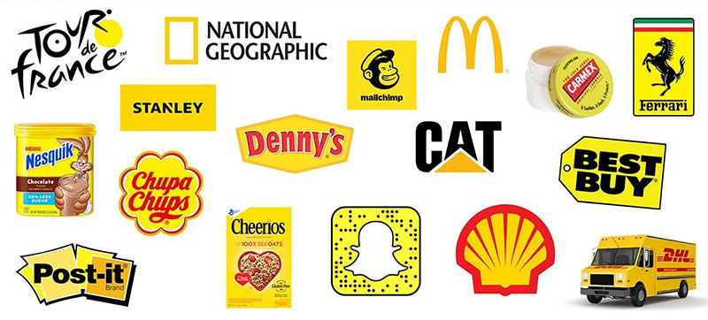 yellow-logos Logo Color Schemes: The Best Guide for Branding Success