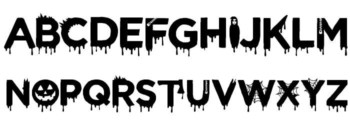 CF-Halloween Creepy font examples to use on Halloween themed designs