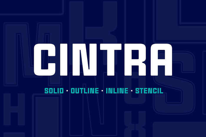 Cintra Download these futuristic fonts and create awesome typography designs