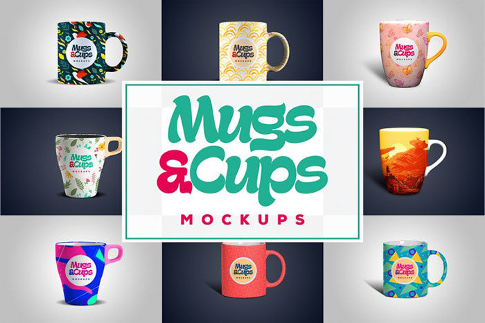 Classic-Mug-Mockup-Free-Demo-700x466 Mug mockup examples to use for presenting your designs