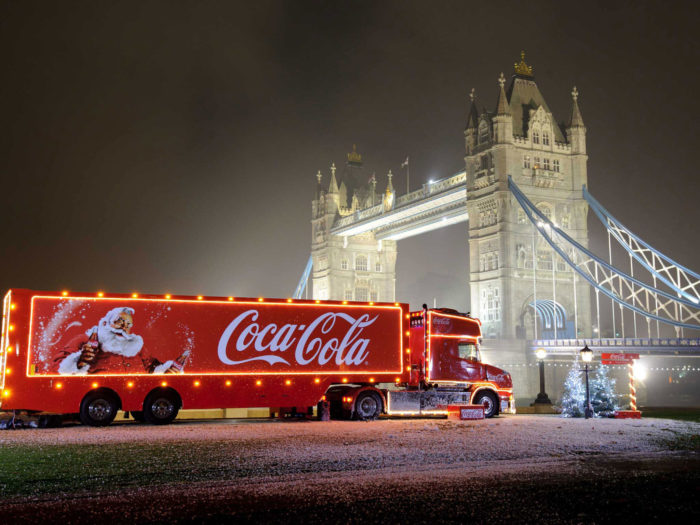 Coca-Cola-Christmas-truck-700x525 Coca-Cola Advertising Campaigns: Print Advertisements and Commercials