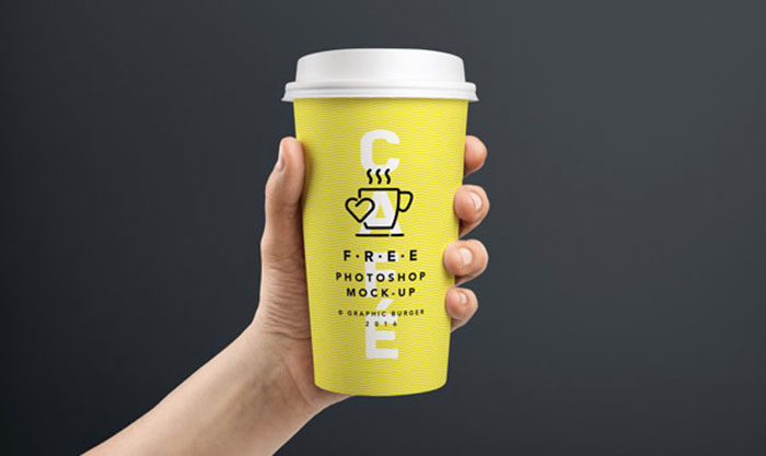 Coffee-Cup-In-Hand-MockUp-700x417 Mug mockup examples to use for presenting your designs