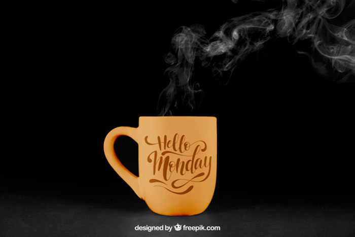 Coffee-Mockup-With-Steam-700x467 Awesome Mug Mockups for Presenting your Designs