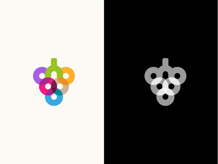 Color Wine logo design: How to create stylish wine logos