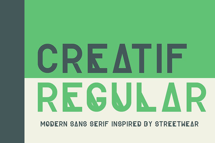 Creatif-700x467 Hipster fonts to use in your modern and cool designs