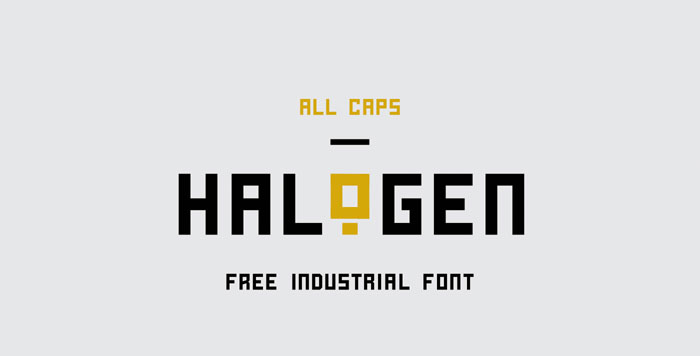 Halogen Download these futuristic fonts and create awesome typography designs