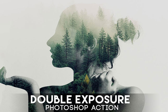 Instant-Double-Exposure-Photoshop-Action-700x466 Double Exposure Photoshop Actions to Check Out