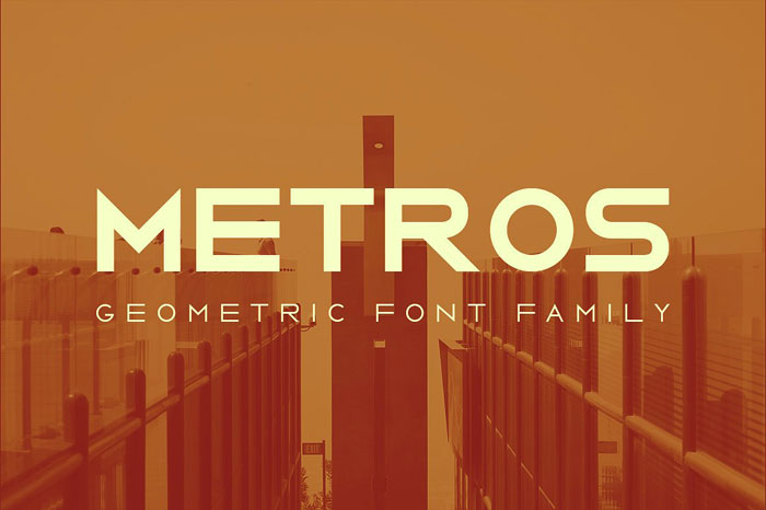 Metros Download these futuristic fonts and create awesome typography designs