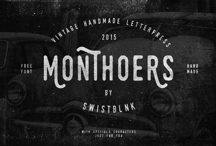 Monthoers-700x473 Hipster fonts to use in your modern and cool designs