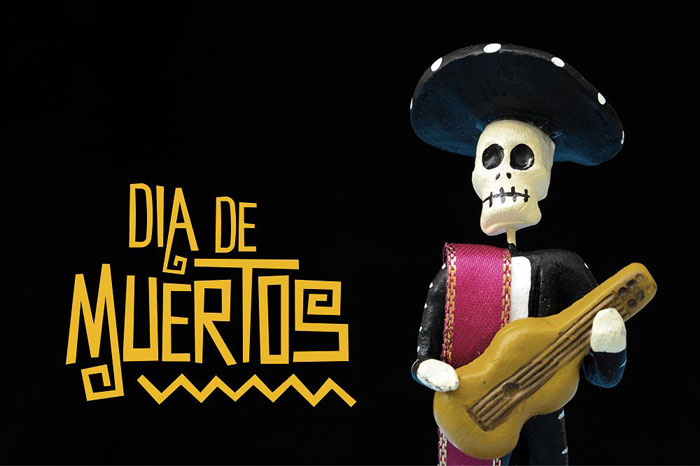 Muertos Creepy font examples to use on Halloween themed designs