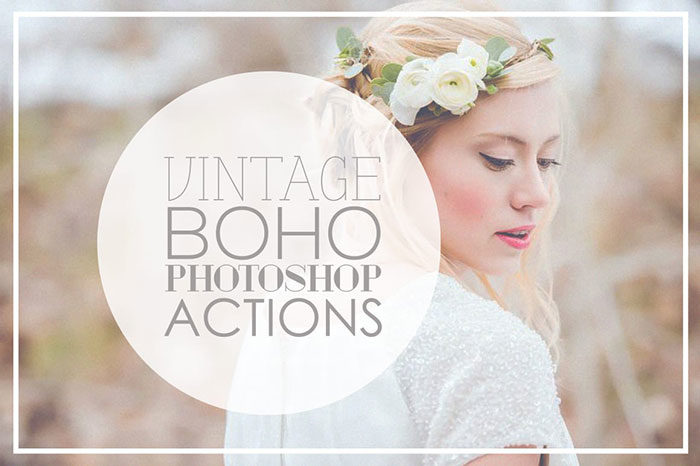 Vintage-Boho-Photoshop-Actions-700x466 Cool wedding Photoshop actions for photographers