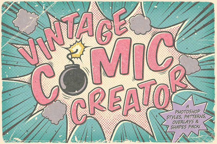 Vintage-Comic-Creator-700x466 Photoshop cartoon effect for images (19 great PS actions)