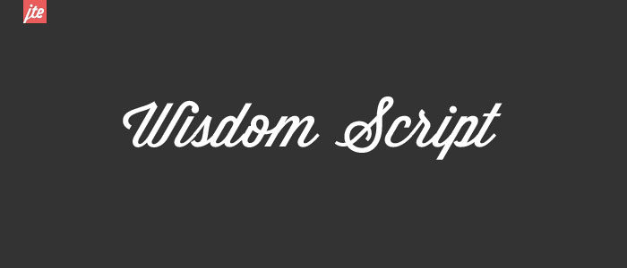 Wisdom-Script-700x300 Hipster fonts to use in your modern and cool designs