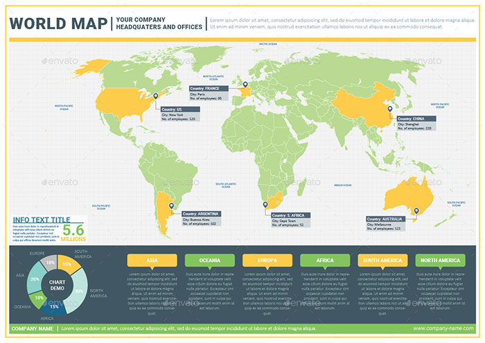 World-Map-700x495 World map vector graphics you can download with a few clicks