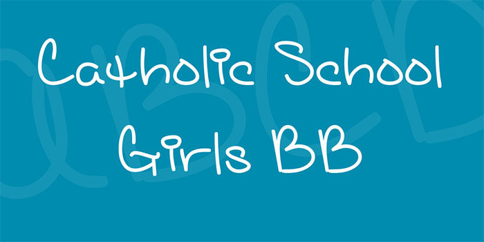 catholicschoolgirl-700x350 Hipster fonts to use in your modern and cool designs
