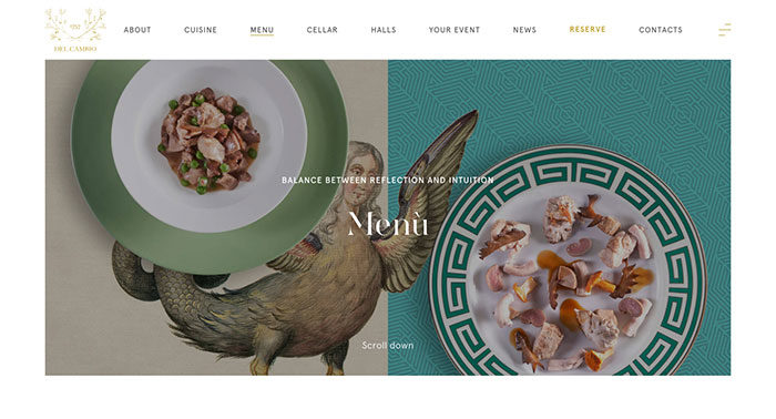 delcambio-website-700x378 Food website design: Tips and best practices