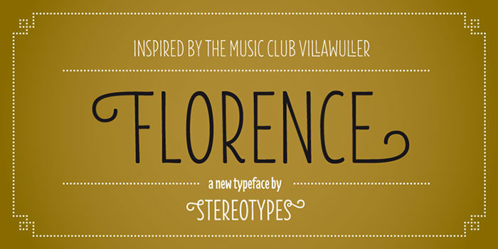 florence-700x350 Hipster fonts to use in your modern and cool designs