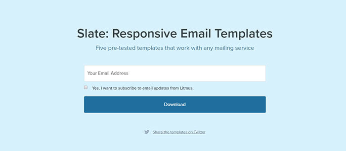 slate-700x306 Free MailChimp templates to use for your newsletters
