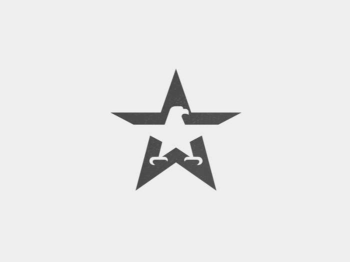 star_eagle_2x Star logo design: 22 shiny looking star logos