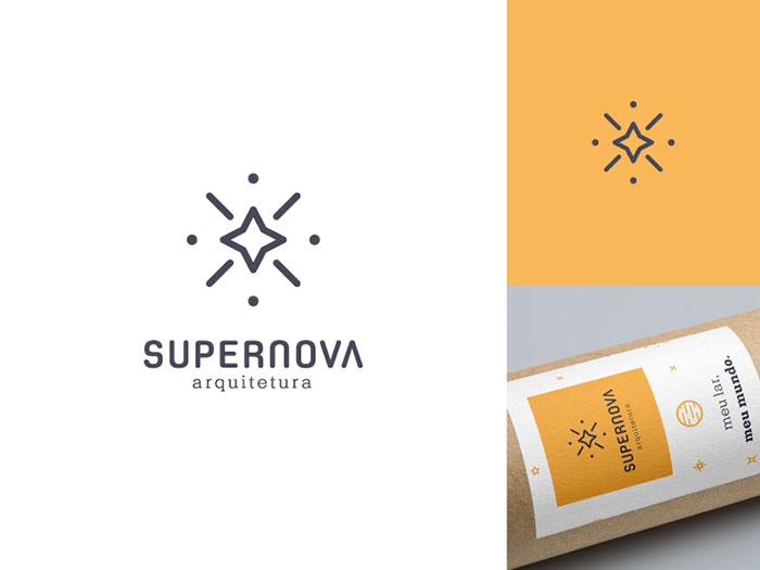 supernova-template Star logo design: 22 shiny looking star logos