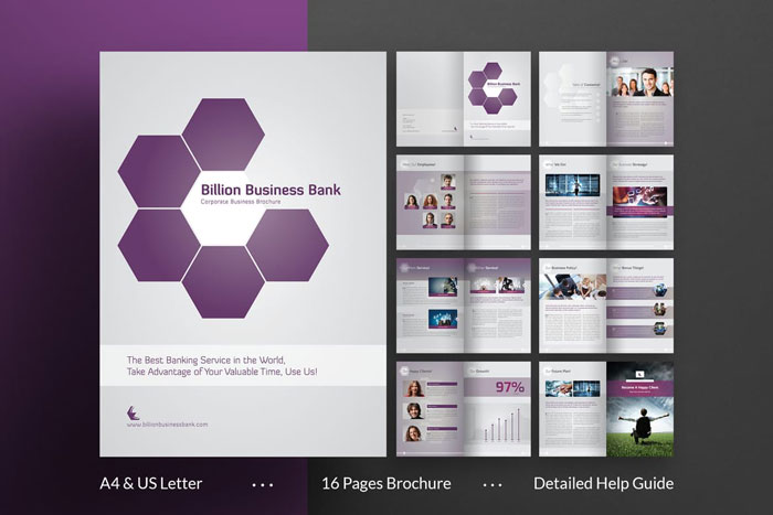 16-Brochure-pages-template Great looking corporate brochure templates to check out